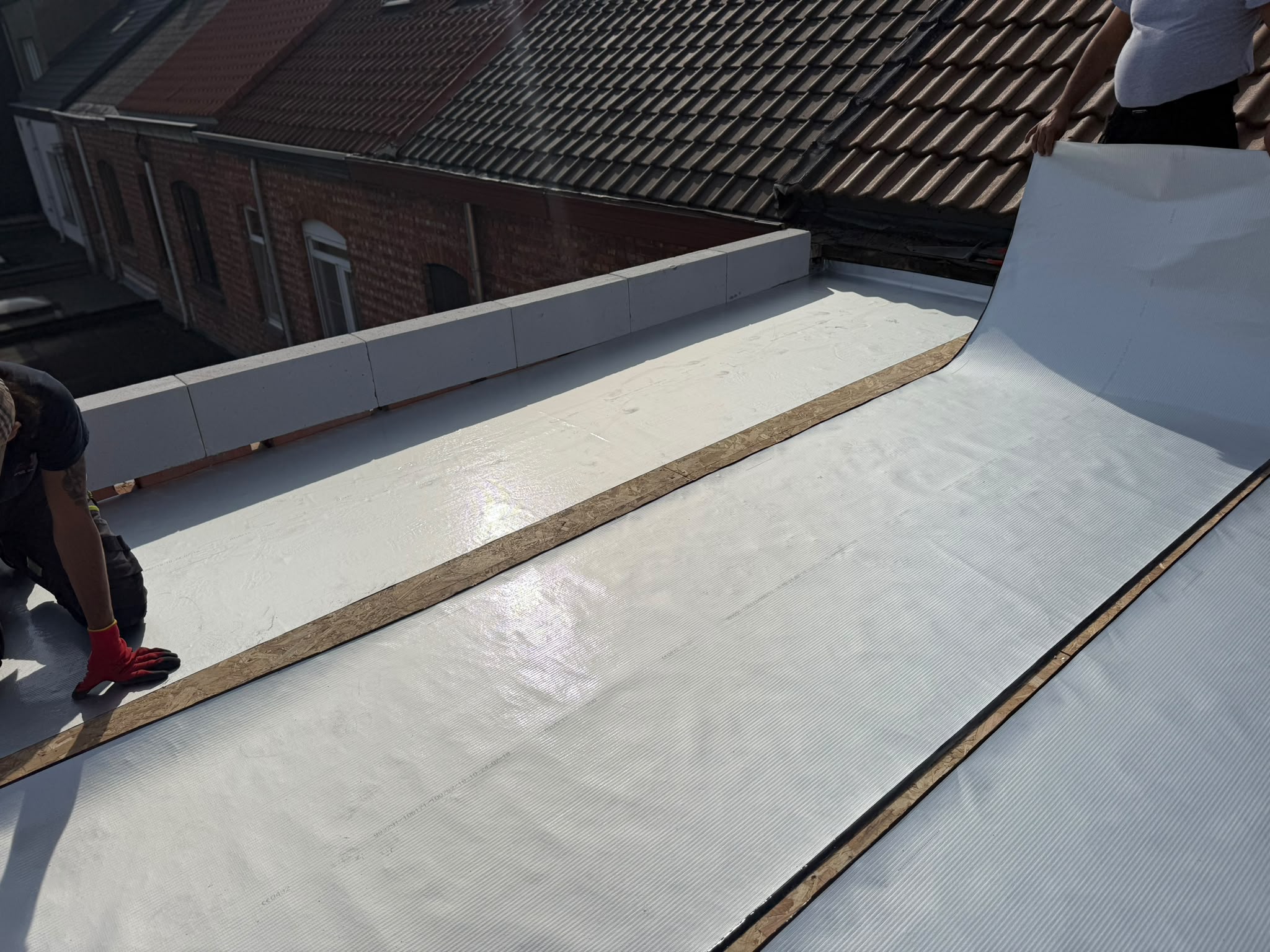 Platte Daken werken